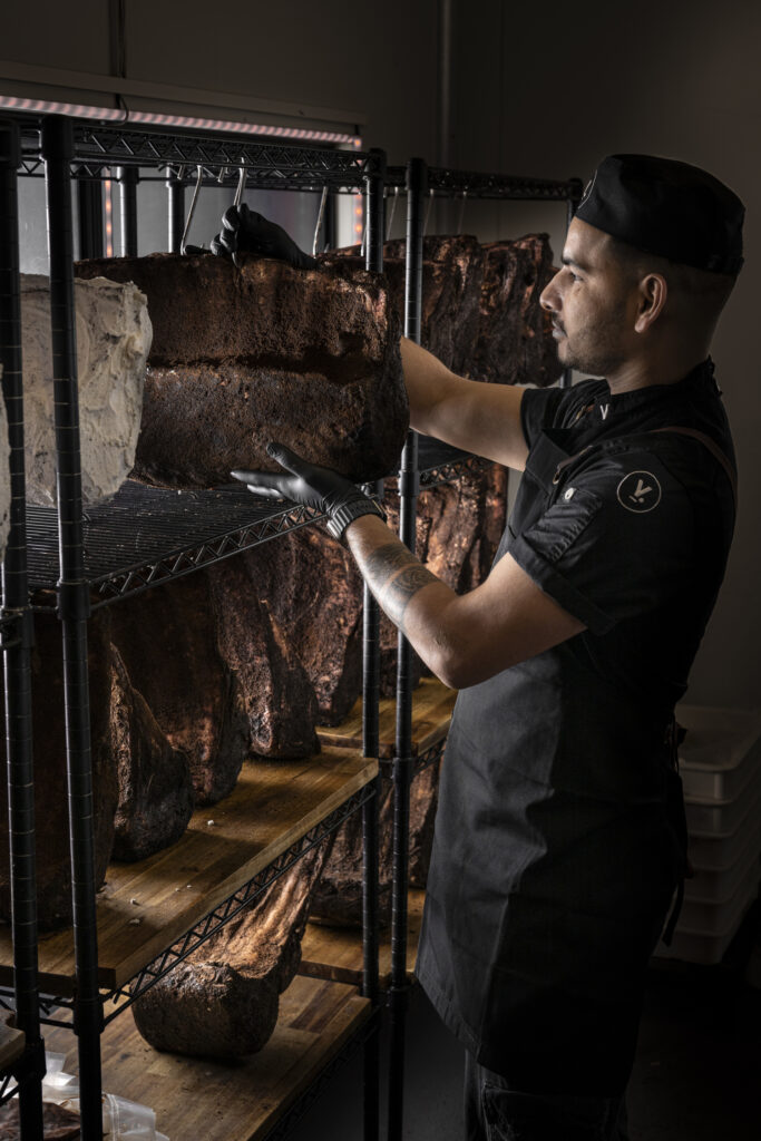 Dry Aged Fridge Volcanos Steakhouse How Volcanos Steakhouse Balances Tradition and Innovation in Their Menu