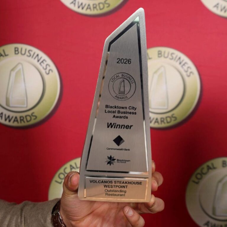 Local Business Awards - Most Outstanding Restaurant Volcanos Steakhouse