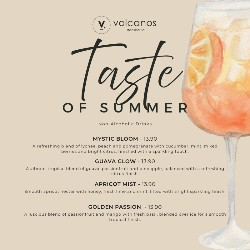 Taste of Summer at Volcanos Steakhouse